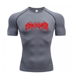 Suvine kompressiooniga dressipluus l&uuml;hikeste varrukatega meeste fitnessi T-s&auml;rk Jooksu Quick-Dry Top j&otilde;usaali treeningu Kulturismi T-s&auml;rk S-3XL XL