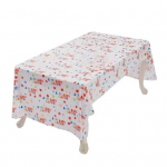 Ristk&uuml;likukujuline laudlina Palju &otilde;nne s&uuml;nnip&auml;evaks Star Print &Uuml;hekordne laudlina Laste s&uuml;nnip&auml;evapidu Baby Shower Pulmad Kodukaunistus 137 x 274cm 1pc