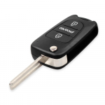 3 Nupuga Klapp Kokkuklapitav Kaugjuhtimispuldi Korpuse kest KIA Picanto jaoks Kaugjuhtimispuldi V&otilde;tmekorpus Fob must