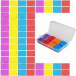 40 tk, 48 tk, 64 tk/karp DIY teemantmaalimise tarvikud savi, 25 mm x 25 mm teemantkunsti liim, hoiukastiga, 5D teemantmaalimise t&ouml;&ouml;riist 64pcs