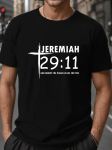 Christian Jeremiah Piiblisalmide kujundus meeste T-s&auml;rgil Meeste T-s&auml;rk Mees Puuvillatr&uuml;kiga Teetopsid Moer&otilde;ivad S must