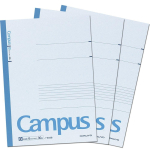 KOKUYO Note Campus Note A4 B-kujuline 3-raamatuline pakk nr-203BX3 white