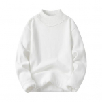 Meeste s&uuml;gistalvine kampsun, paks pl&uuml;&uuml;sis voodriga poolk&otilde;rge krae, kootud &uuml;hev&auml;rviline M must