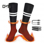 1 paar soojendusega sokke Laetav APP Kaugjuhtimispult Meeste Naiste Elektrisokid Pestavad Talvised &Otilde;ues Suusatavad Matkad Matkasoojendussokid A