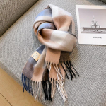 &Uuml;ks puhas villane sall Klassikaline Briti sall Unisex Paar Termosall 188*32cm