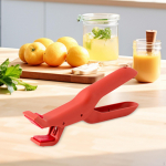 P&otilde;letusvastased klambrid, n&otilde;udeplaadi haardeklambrid, k&ouml;&ouml;git&ouml;&ouml;riist, pottpannitangid toiduvalmistamiseks punane