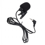 Universaalne kaasaskantav 3,5 mm mini-peakomplekti mikrofoni klambriga Lavalier mikrofon loengu &otilde;petamiseks 3 pole L shape adapter