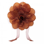 1 Paar Fashion Lipsuline Lilledekoratsioon Kardinatega Klambriga lipik, Pandla klamber konkskinnitus Kaunis dekoratiivne MIT lilla