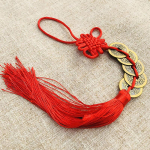 Viie keisri raha ehtne k&otilde;rvitsa ripats Zhaocai linnamaja vasem&uuml;nt Lahenduse uksest ukseni Feng Shui talisman amulett onesize