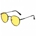 Metallist &uuml;mmarguse raamiga p&auml;ikeseprillid meestele ja naistele Universaalne mood suveprillid p&auml;ikesevarju peegel naistele meestele