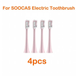 Soocas X3/x3u/x5 jaoks Asendushambaharjapead Puhasta Hammas 12tk Harjapead Heliline Elektriline Hambahari Pehmed Harjased Otsikud 4pcs Black
