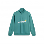 Li Ning X OG Slick Koost&ouml;&ouml; Kirjaga P&uuml;stkrae Pullover Vaba Pusa Unisex pusa J&auml;&auml;roheline AWDT445-5 L