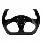 Universaalne Motorsport Styling High Quality 13 320 mm Flat Drift Cool Fashion style Rool t&uuml;&uuml;p D PU &Uuml;ldine PCD=70 mm must