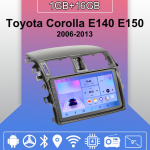 Android Carplay Auto Raadio Toyota Corolla E140 E150 2006-2013 jaoks Multimeediam&auml;ngija Peaseade Stereo GPS Navigatsioon BT WIFI 2+32GB 1+16GB