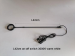 H&auml;mardatav 5W USB Gooseneck led taime maastikuvalgustid must LED Akvaariumi valgustus 6000K Veetaimede valgustid &Ouml;kopudeli tuled