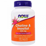 Now Foods - CHOLINE & INOSITOL 250/250mg, 100 CAPS