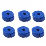 6 tk plastikust lahti v&otilde;etav trumlikomplekt kiiresti vabastavad korgid taldrikumutri paigaldamine eemaldamise statiivi kruvikorgid kinnituspandlaga 6PCS must