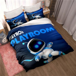 ASTRO BOT Armas multifilmi voodipesukomplekt Tekikomplekt, &uuml;heinimesevoodi King-size voodikomplekt t&auml;iskasvanutele lastele Magamistoa tekikott padjap&uuml;&uuml;r 135x200cm 2pcs