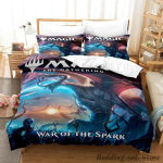 Uus M-Magic The Gathering Voodipesukomplekt Multikas Anime kolmeosaline komplekt T&auml;iskasvanu Laps Magamistoa Tekikoti Komplektid 3D Kawaii kaheinimese komplekt AU Single 140x210cm
