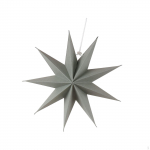 9 Pointed Star Pendant Decor Easy to Use Decorative Convenient for Holiday Party 25cm