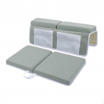 Bath Kneeler and Elbow Pad Tub Comfortable,with Mesh Pockets,Easy to Clean,Non