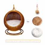 2025Uus Rotangist Kootud Kassi Pesa Korv Kassi V&otilde;rkkiik Pl&uuml;&uuml;sist Lemmiklooma Pesa Kassi Pesa Soe Lemmikloomatarbed Koera Voodi Magamiskoht Kassile oranž