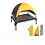 Kokkupandav kassimaja lemmikloomatelk voodi kasside voodi Four Seasons universaalne kassi koera lemmiklooma pesa soojad padjad korvvoodid kassipoegade telgid kollane