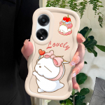 V&auml;rvitud muster Big Wave Edge pehme silikoon materjal Macaron telefoni &uuml;mbris p&otilde;rutuskindel kaitsev kummist &uuml;mbris OPPO Reno Realme jaoks OPPO Reno2 F sinine
