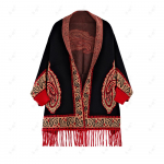 S&uuml;gis ja Talv Uus Etniline Stiil Sall Naiste Retro Žakaarmustriline Imitatsioon Ka&scaron;miir Paksenenud Keebiga Cheongsam Pulmakasuka Kampsun average size must