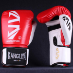 Professionaalsed Sanda Muay Thai Poksikindad Kickpoksitrenningukindad Meestele Naistele Punching Bag MMA Taekwondo Kindad 8oz must