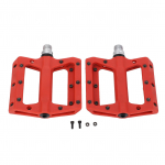 2 tk jalgrattapedaalid, kahepoolsed libisemisvastased naelad, kerged nailonist kiirlaagri rattapedaalide komplekt Black