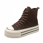 2024 Uued Vabaaja Platvormkingad Naistele Vintage Mood Kevad ja S&uuml;gis Sporditossud &Uuml;li&otilde;pilaste Mugavad Naiste Jalatsid 35