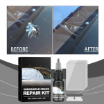 20 ml klaasipragude komplekt koos l&auml;bipaistva auto esiklaasi nanovedeliku komplektiga One Size must