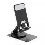 Tahvelarvuti Stend 360&deg; P&ouml;&ouml;ratav Reguleeritav Kokkupandav Hoidik iPad Pro Air Mini IPhone Samsung Xiaomi Lenovo Huawei jaoks Klamber Tugi must