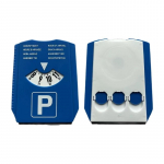 Vastupidav parkimiskella j&auml;&auml;kraabits, aja kuvamise ketas, auto esiklaasi lumelabidas, tagastamise aja m&auml;rge, lume eemaldaja, taimeriga kell