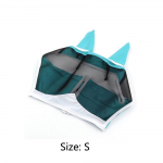 Moskiitovastane kapuuts, mitmes suuruses hingav hobusemask, sobib v&auml;ikestele, keskmistele ja suurtele hobustele, kleebitud mosqu v&auml;ltimiseks