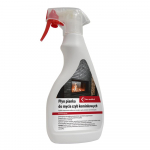 Liquid (foam) for fireplace glass