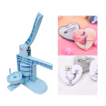 Button Badge Making Machine Heart Shape Pin Maker Portable Starter kits for DIY