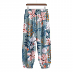 Naiste suvised puuvillased siidist s&auml;&auml;sevastased lahtised Beach Bloomers pidžaamap&uuml;ksid Plus Size (120-160lbs)