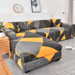 Veekindel elastsusega tr&uuml;kitud venivad diivanikatted Hign elastsed diivanikate L-kujuline diivani kate elutuppa 1 Seat (90-140cm)