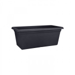 ELHO Jardini&egrave;re Green Basics XXL - L 29,5 x W 59,2 x H 27,7 cm - Ext&eacute;rieur - Vivre noir
