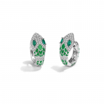 925 Sterling H&otilde;be Madu K&otilde;rvar&otilde;ngad Roheline Tsirkoon Madu Kohandatud R&otilde;ngask&otilde;rvar&otilde;ngad Moeehted roheline