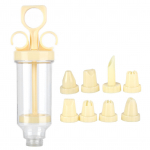 Kondiitritoodete kaunistamise otsiku komplekt k&uuml;psiste torude s&uuml;stal 8 tk otsikutega koogi jaoks