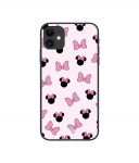 Coque de t&eacute;l&eacute;phone - Maniacase - Iphone 12 - Souple - Silicone - Motif Minnie rose must