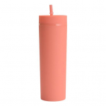 Skinny Tumbler kaanega, &otilde;lg, 16 untsi Sippy Cup BPA-vabad trumlid, kahe seinaga isoleeritud tass j&auml;&auml;kohvi tee vee reisikruusi jaoks must