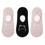 3 paari puuvillaseid armsaid multifilmi karupaadi sokke L&otilde;busad pehmed hingavad naiste suvised l&uuml;hikesed libisemiskindlad n&auml;htamatud sokid EUR 35-39