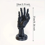 Mehaanilised k&auml;sitsi m&auml;ngimise tarvikud Rack m&auml;ngukontrolleri hoidik PS5 jaoks Cyberpunk Robot k&auml;sikontrolleri alus Xboxi m&auml;ngupuldi k&otilde;rvaklappide riidehoidja jaoks must