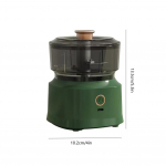 Mini juhtmevaba elektriline k&uuml;&uuml;slaugupress kahekordse otstarbega k&uuml;&uuml;slaugup&uuml;ree 350 ml k&ouml;&ouml;gi toiduhakkija USB-laadimine lihaveski k&ouml;&ouml;givilja valge