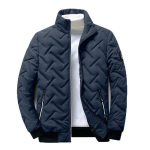 Meeste piiri&uuml;lene s&uuml;gis/talv Korea stiilis kerge udusulega puuvillajakk, l&uuml;hike p&uuml;stkraega trend. 2XL