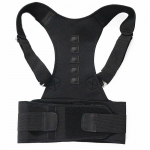 New Back waist posture corrector Adjustable Leather Belt Lumbar Brace Support Spine Support Adult Vest Trainer Comfort L